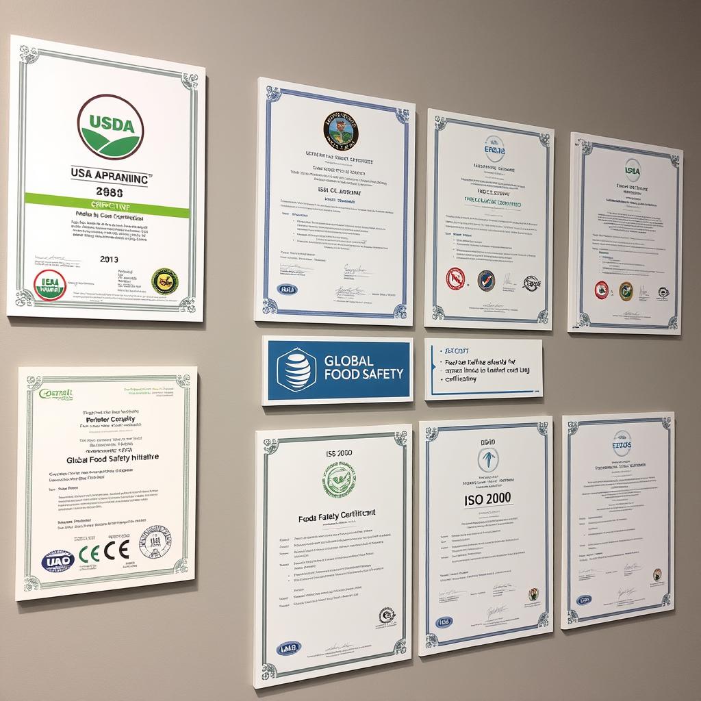 Skylink Imports quality certifications including USDA Organic, FDA, and Global Food Safety Initiative Skylink Imports quality certifications including USDA Organic, FDA, and Global Food Safety Initiative