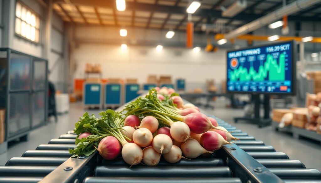 fresh turnips supply chain
