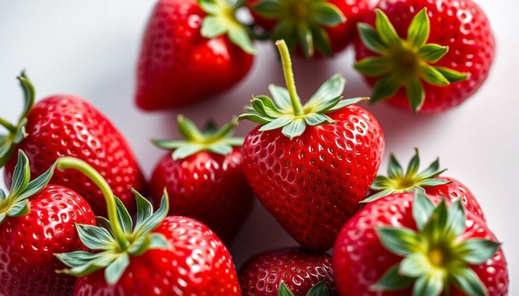 premium imported strawberries