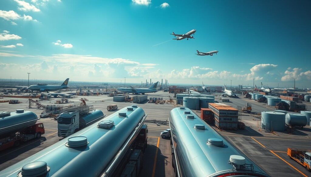 premium aviation fuel supply chain