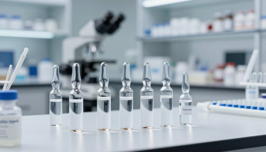 high-quality glass vials