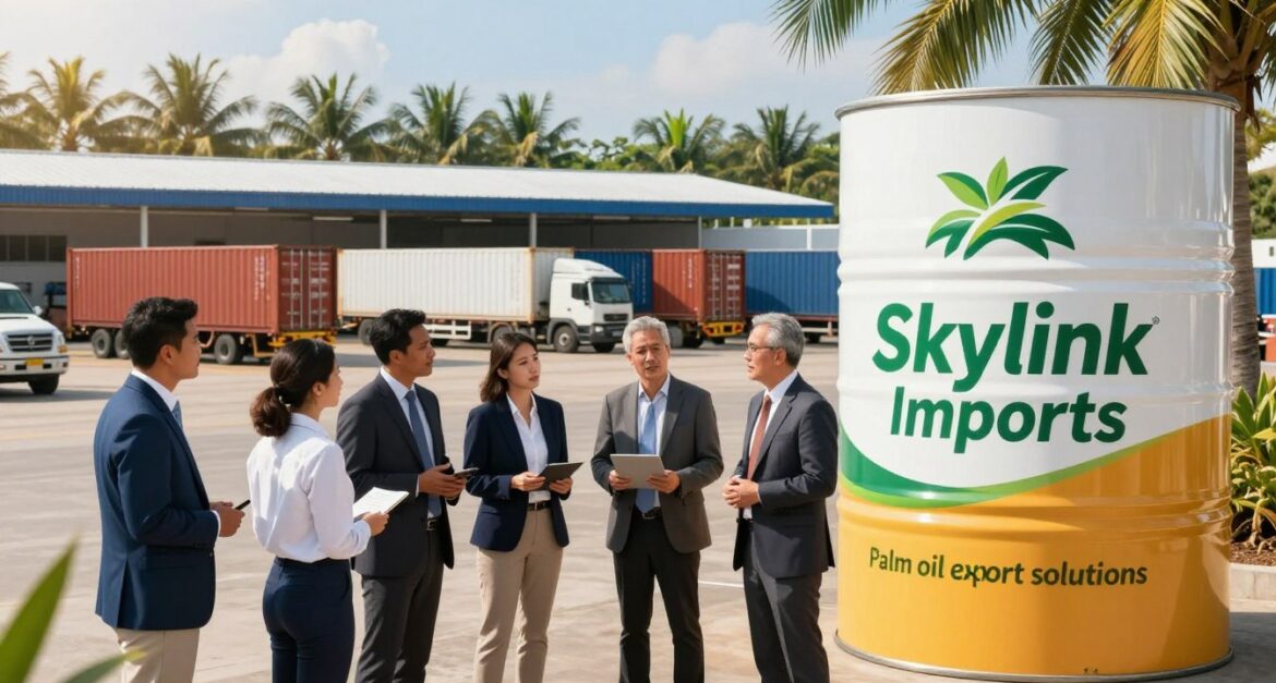 The best quality Palm Oil Export Solutions by Skylink Imports