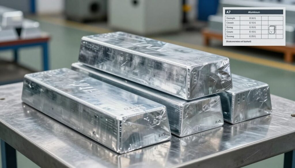 Aluminium Ingots A7 Specifications