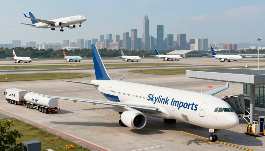 Skylink Imports global aviation fuel supply chain