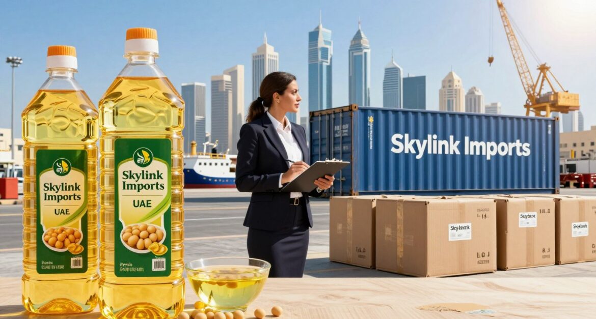 The Best Quality Soyabean Oil Imports to UAE : Skylink Imports