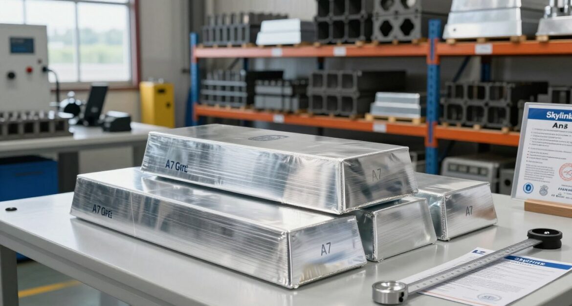 The best Competitive Aluminium Ingots A7 supplier USA | Skylink Imports