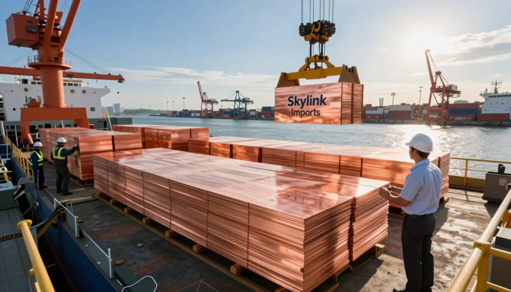 copper cathode export