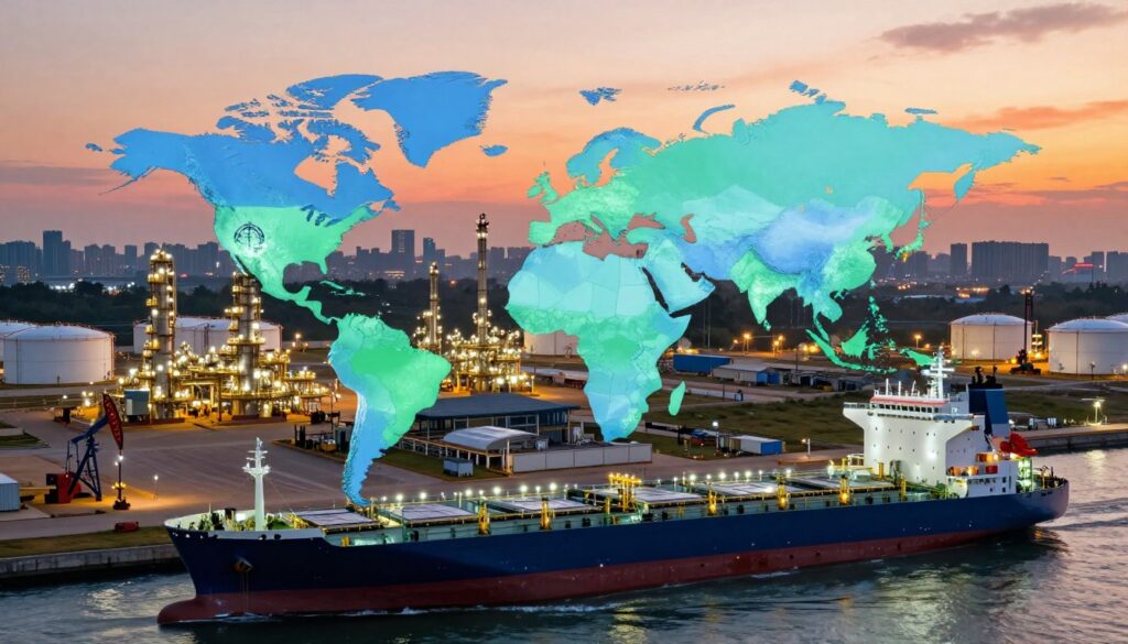 crude oil supplier global reach