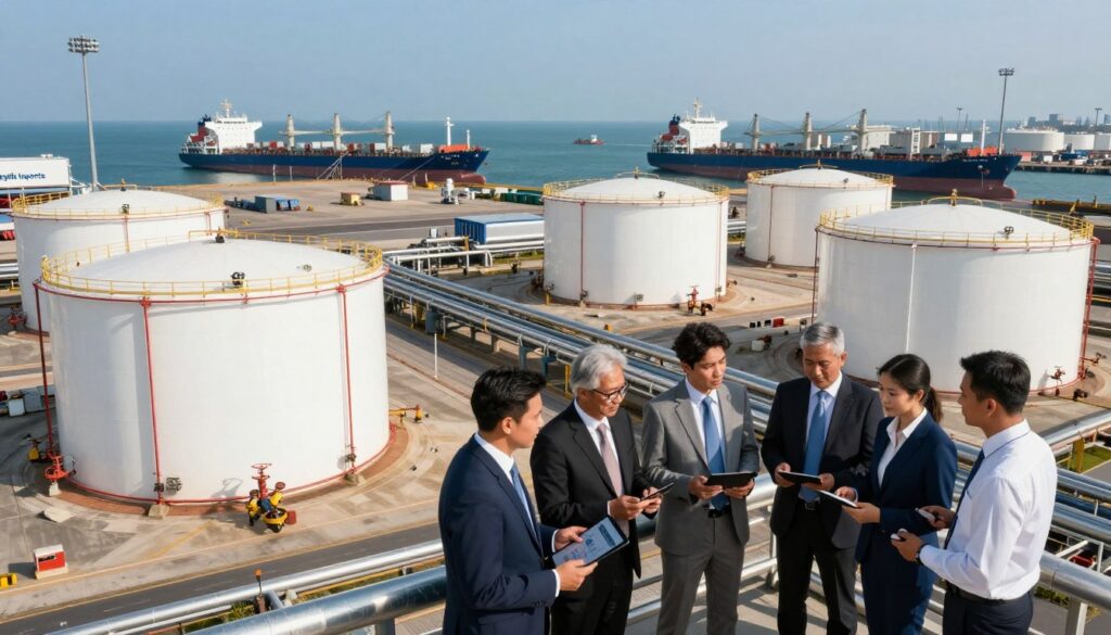 global crude oil distributor