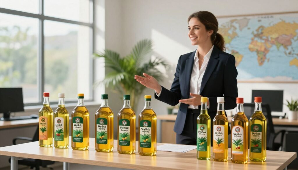 Premium palm oil distributor