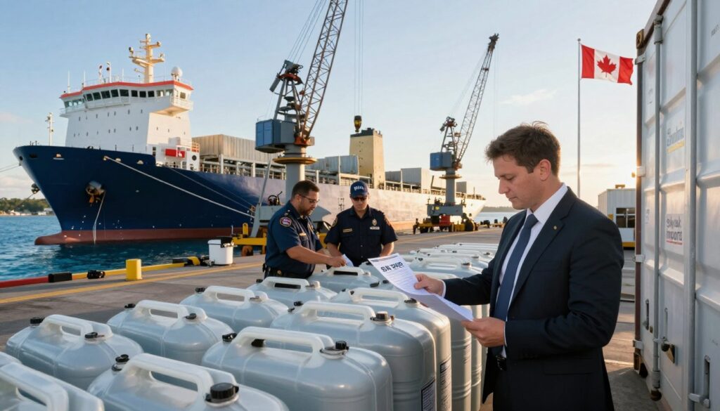 importing diesel into canada