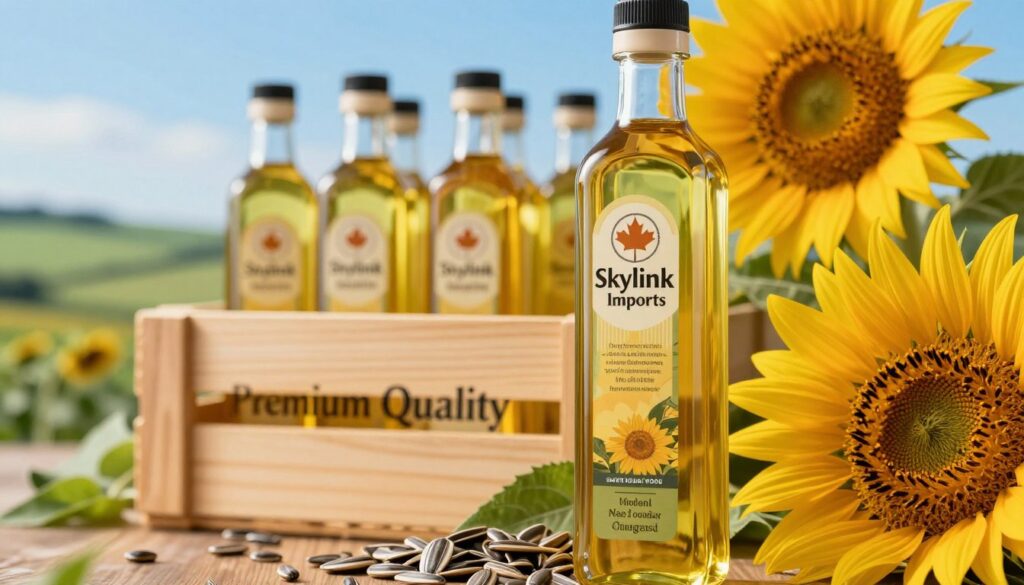 premium sunflower oil exports in canada