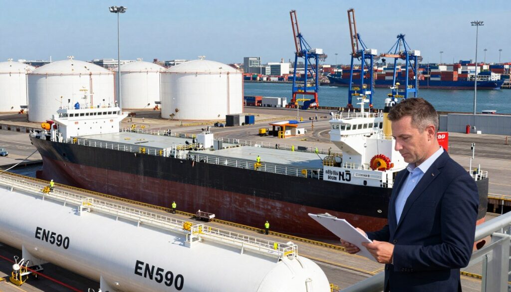 en590 supplier rotterdam port