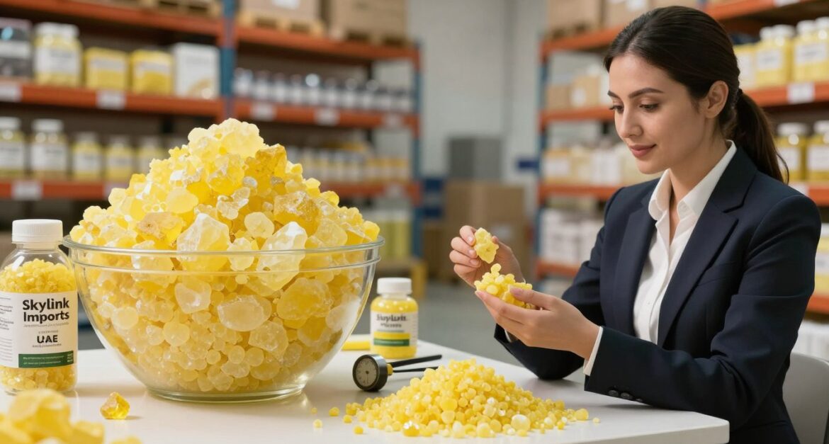Buy The Best Quality Sulphur Granules in UAE |Skylink Imports