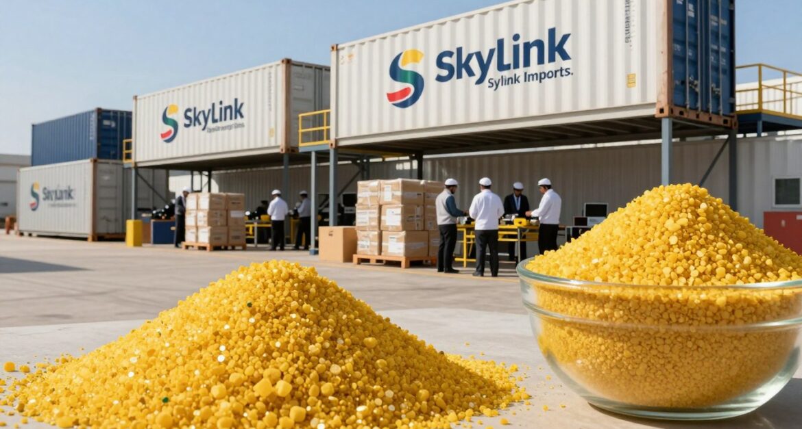 UAE's The Best  Sulphur Granules Supply Chain by Skylink Imports