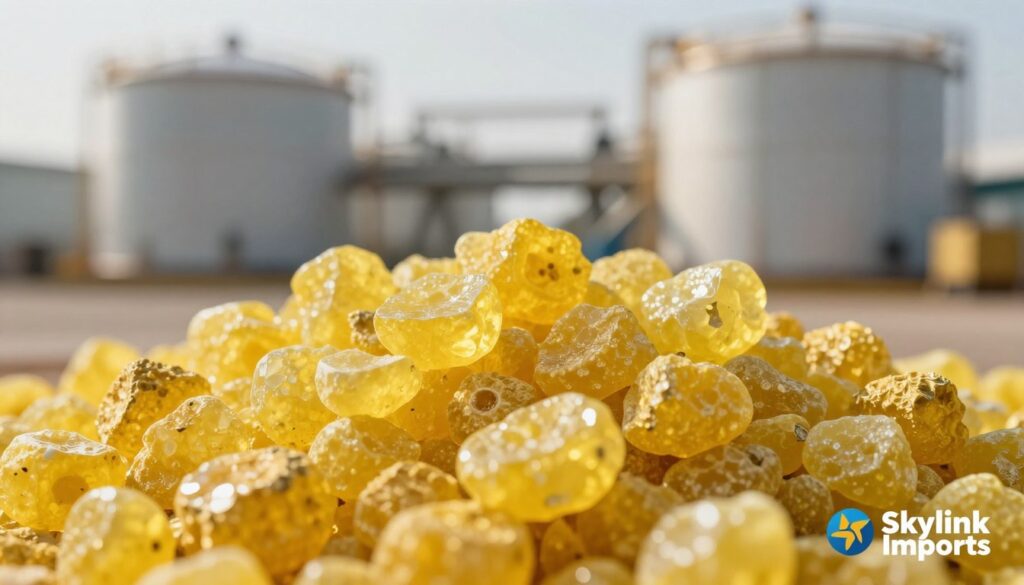 sulphur granules sulphur granules