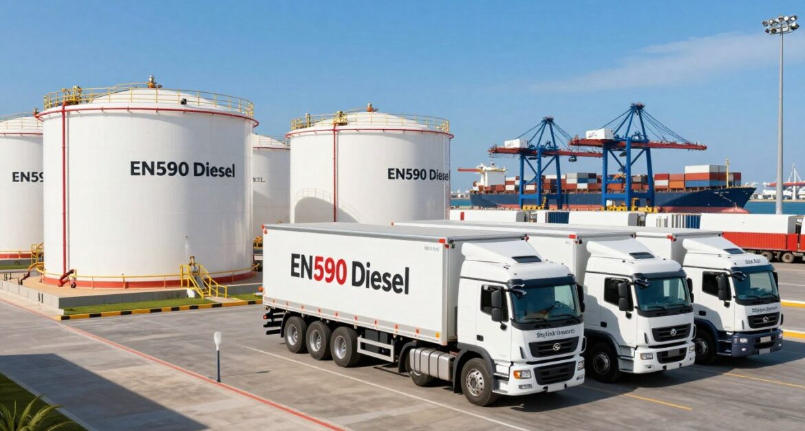 UAE's best & genuine EN590 diesel supply chain by Skylink Imports