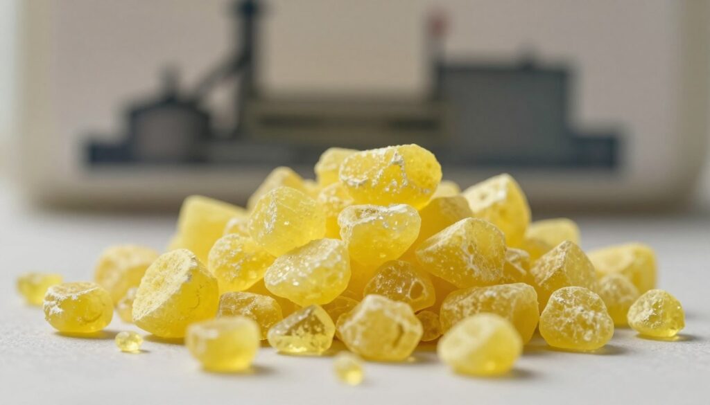 genuine sulphur granules