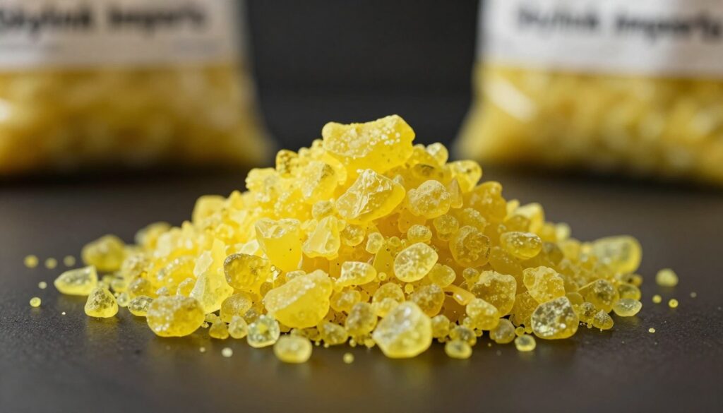 sulphur granules