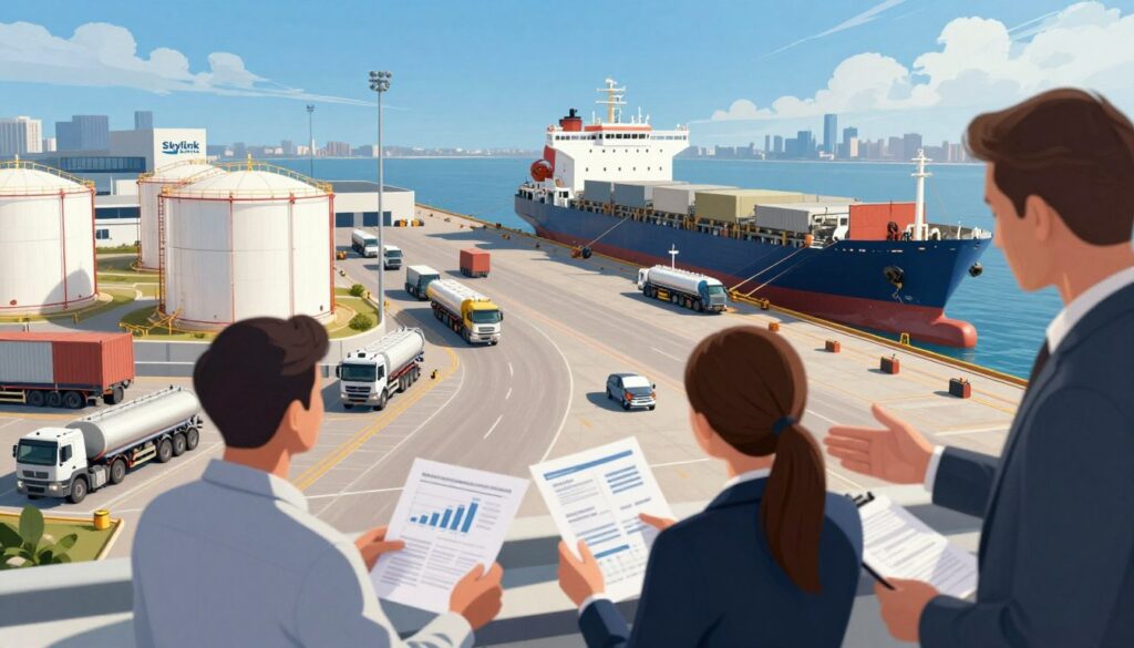 Bulk fuel delivery terms compared across terminal and vessel handoffs Bulk fuel delivery terms compared across terminal and vessel handoffs