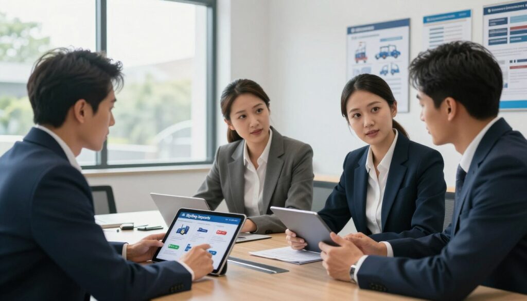 Buyer comparing fuel company options and delivery terms Buyer comparing fuel company options and delivery terms