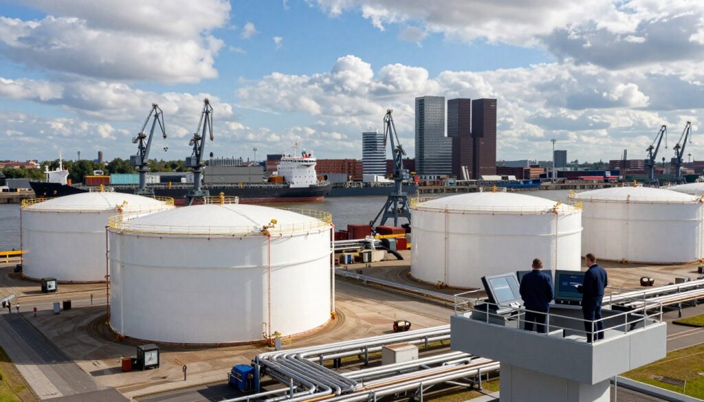 Rotterdam port setting considered for bulk petroleum logistics